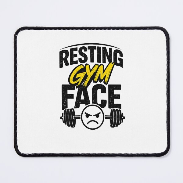 Item preview, Resting Gym Face Funny Workout Gym Humor Design designed and sold by Artbysarmina.