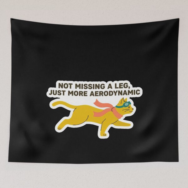 Item preview, Not Missing A Leg Just More Aerodynamic - Funny Tripod Cat Mom Gift designed and sold by Cust-tshirts.