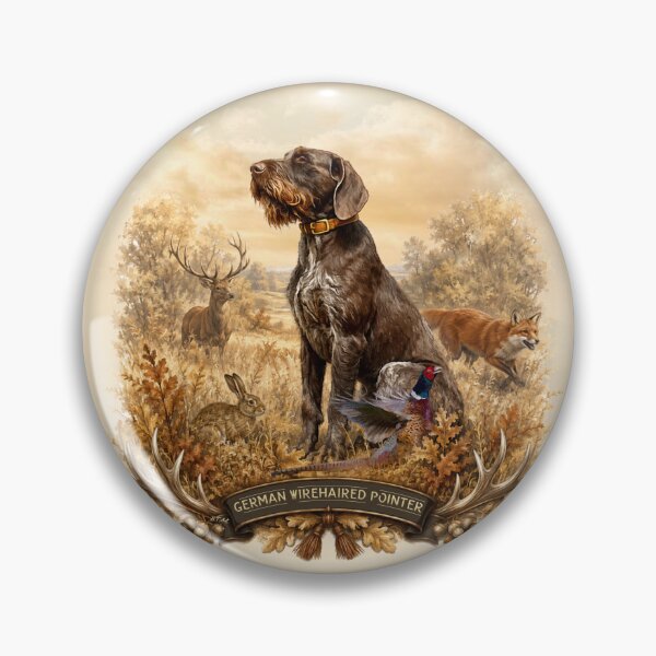 Item preview, German Wirehaired Pointer , Hunting Dog , Wildlife Art  designed and sold by TammyHunterArt.