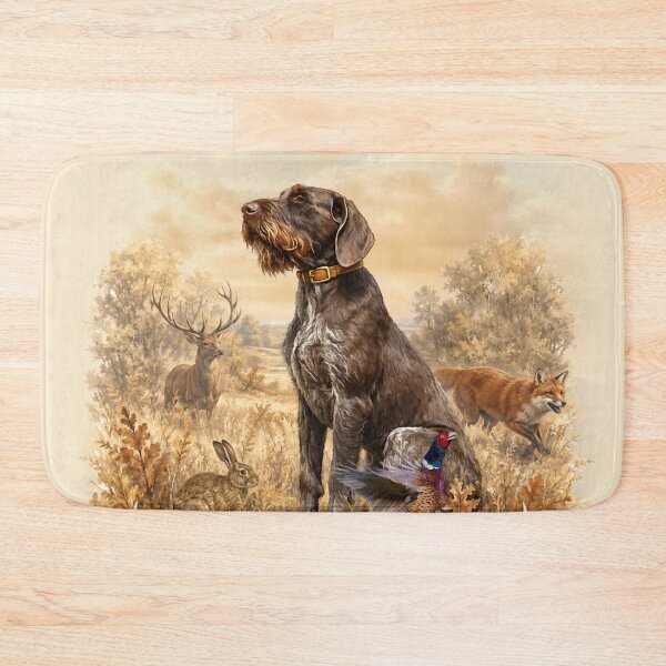 Item preview, German Wirehaired Pointer , Hunting Dog , Wildlife Art  designed and sold by TammyHunterArt.