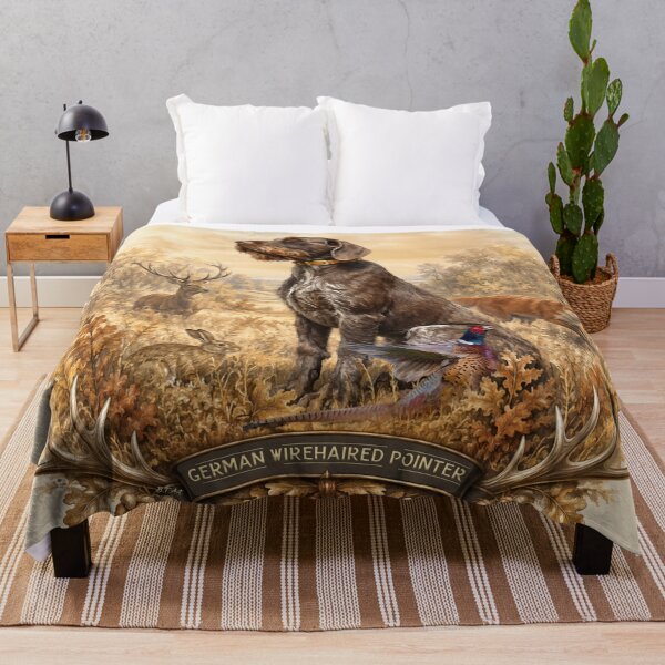 Item preview, German Wirehaired Pointer , Hunting Dog , Wildlife Art  designed and sold by TammyHunterArt.