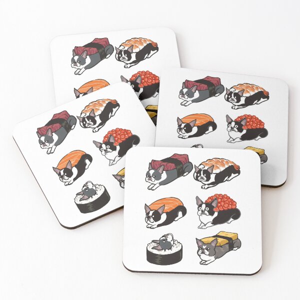 Item preview, Sushi Boston Terrier designed and sold by OlyvieArt.
