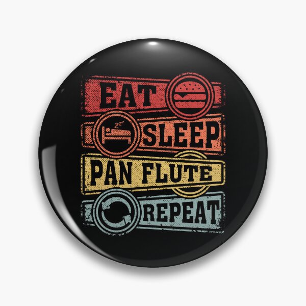 Item preview, Eat Sleep Pan Flute Repeat designed and sold by GabbyKash.