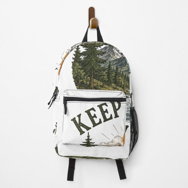 Item preview, Keep Nature Wild Vintage Mountain Forest Adventure Design designed and sold by NBT-NOVA.