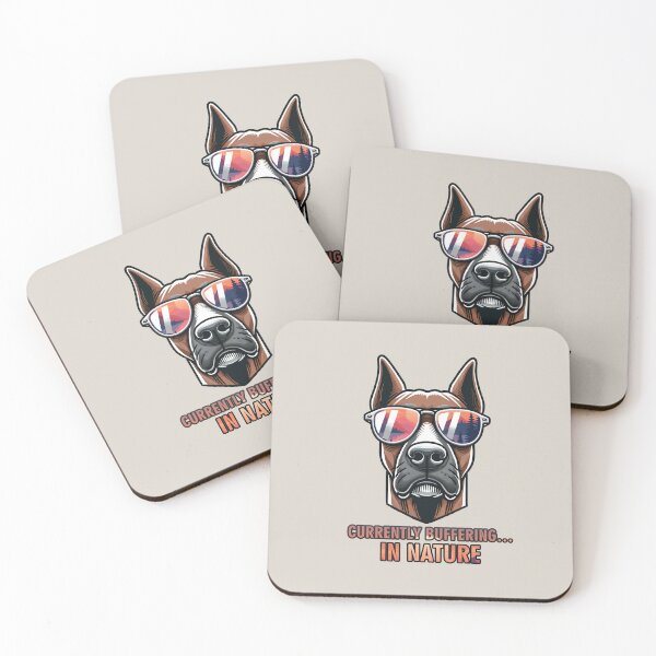 Item preview, Digital Detox Doberman - buffering in nature designed and sold by GraphicComet.