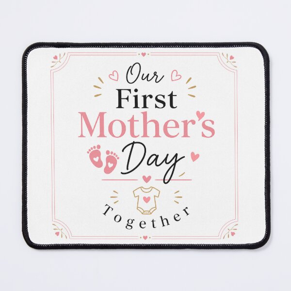 Item preview, Our First Mother’s Day Together Shirt | New Mom Gift | First Mother’s Day Outfit | Cute Baby Mom Design designed and sold by MartBook.