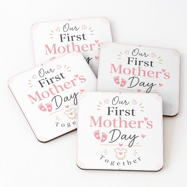 Item preview, Our First Mother’s Day Together Shirt | New Mom Gift | First Mother’s Day Outfit | Cute Baby Mom Design designed and sold by MartBook.
