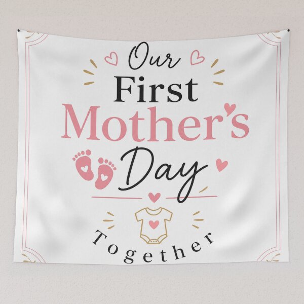 Item preview, Our First Mother’s Day Together Shirt | New Mom Gift | First Mother’s Day Outfit | Cute Baby Mom Design designed and sold by MartBook.