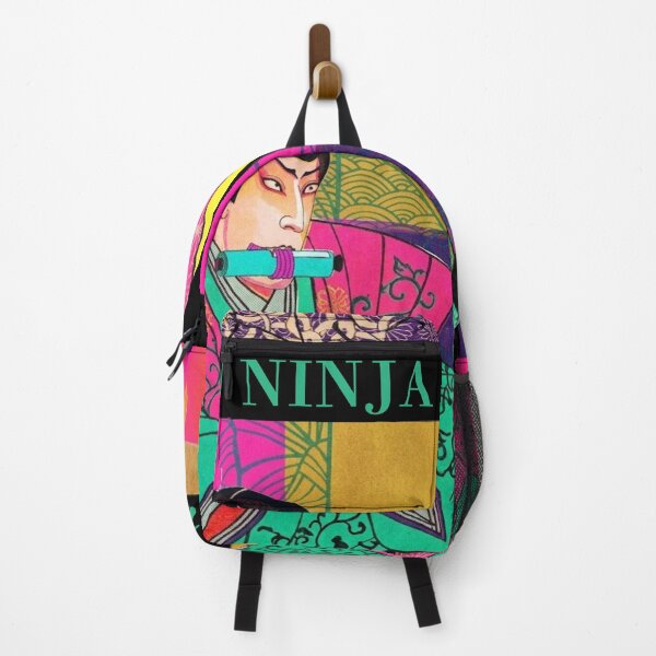 Item preview, Ninja Shinobi Warrior Vibrant Pop Pink designed and sold by Tokyo-Edo Vibes.