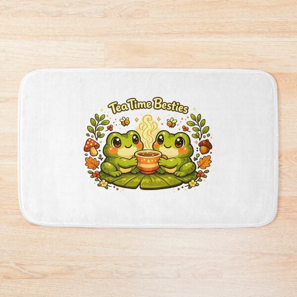Item preview, Tea Time Besties Frog T-Shirt – Cute Cozy Tea Lover Design for Cottagecore Fans & Kawaii Gift Buyers designed and sold by GemBob Creations.