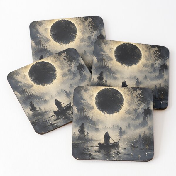 Item preview, River Of Forgotten Thoughts – Surreal Mythology Wall Art designed and sold by ArtisElec.