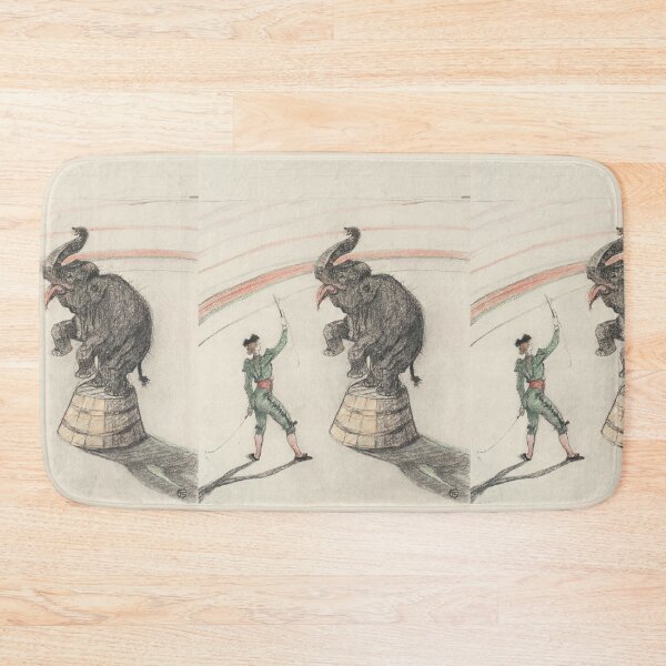 Item preview, Elephant En Liberte by Henri de Toulouse-Lautrec | Vintage Circus Art Poster Print designed and sold by artofuniverse.