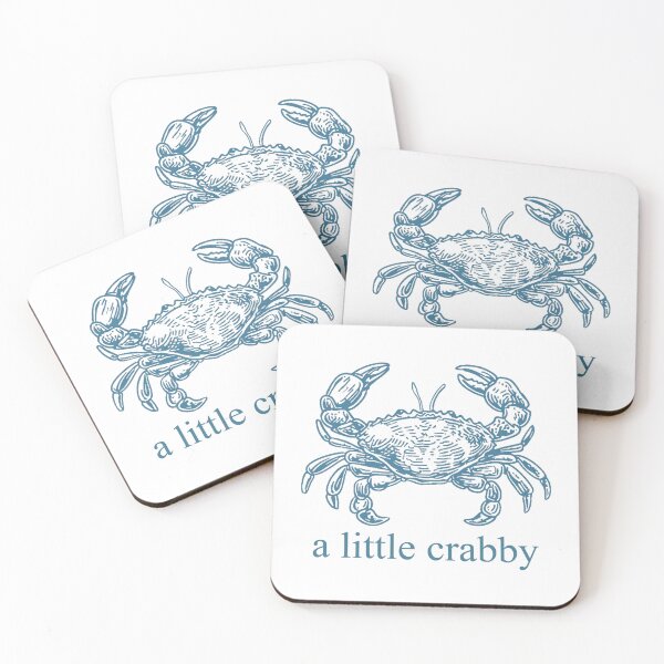 Item preview, Funny A little Crabby, Minimalist Beach, Funny Meme designed and sold by Vonravenn.