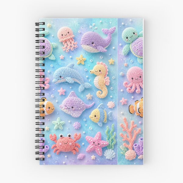 Item preview, Pastel colours crochet ocean creatures  designed and sold by Heaven1111.