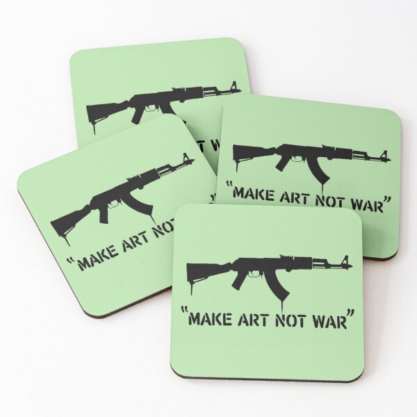 Item preview, Banksy - Make Art Not War designed and sold by 123ks.