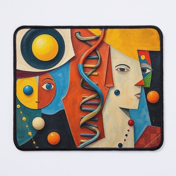 Item preview, DNA strand in Colorful Cubist Art designed and sold by RAISC.
