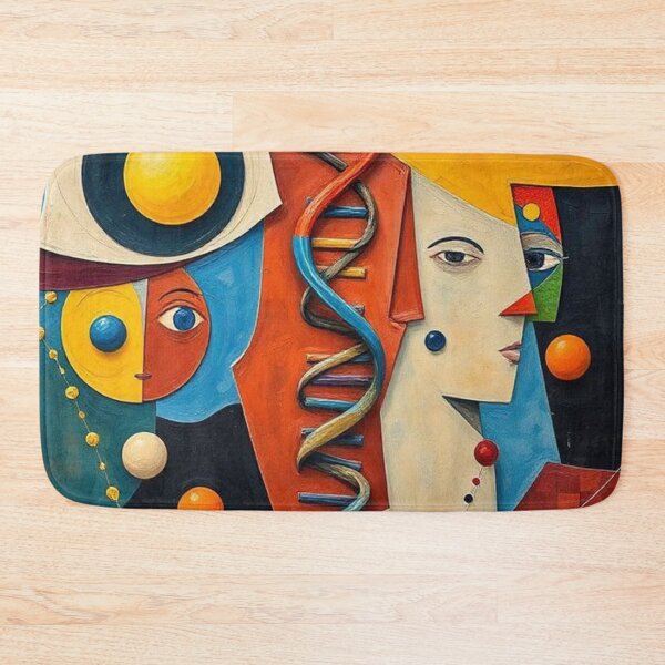Item preview, DNA strand in Colorful Cubist Art designed and sold by RAISC.