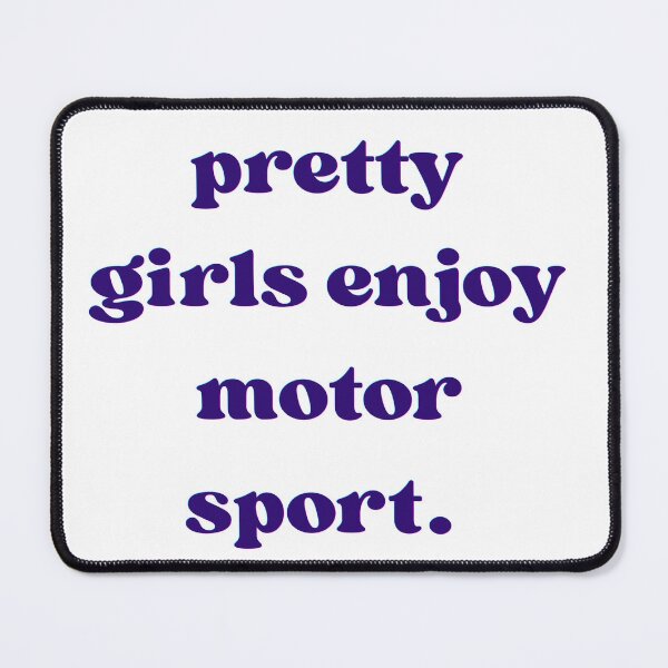 Item preview, Pretty Girls Enjoy Motor Sport Awsthetic Quote designed and sold by VibeoCanvasShop.