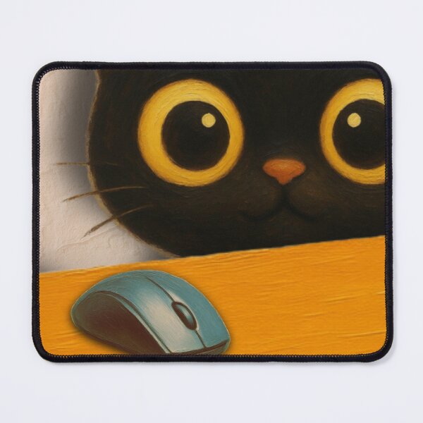 Item preview, Curious Black Cat designed and sold by IGLCreative.