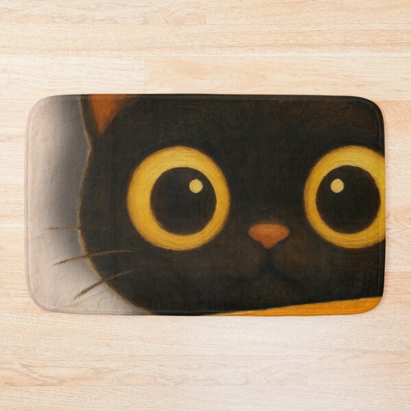 Item preview, Curious Black Cat designed and sold by IGLCreative.