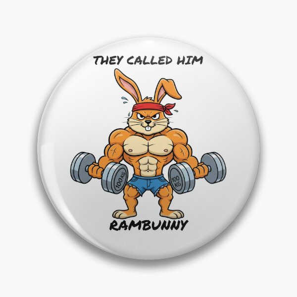 Item preview, Funny Muscular Gym Bunny designed and sold by OnikaD art.