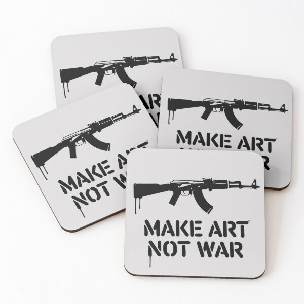 Item preview, Banksy Graffiti - Make Art Not War designed and sold by 123ks.
