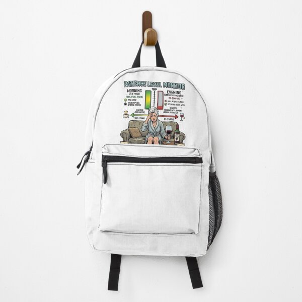 Item preview, Mom Patience Level Monitor - Funny Motherhood Emergency Protocol designed and sold by DailyStruggleCo.