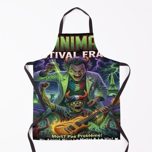 Item preview, Re-Animator Festival France 2026 T-Shirt | Horror Metal Zombie Guitar Graphic Tee designed and sold by Sushikidsntod.