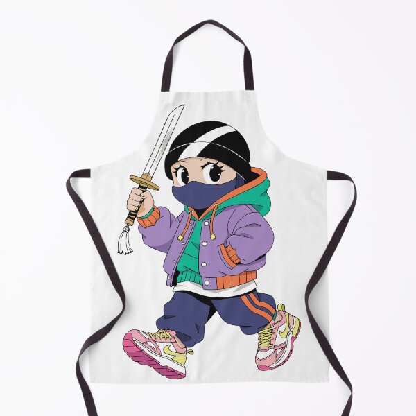 Item preview, Cute Street Ninja Anime Girl designed and sold by Print culturee.