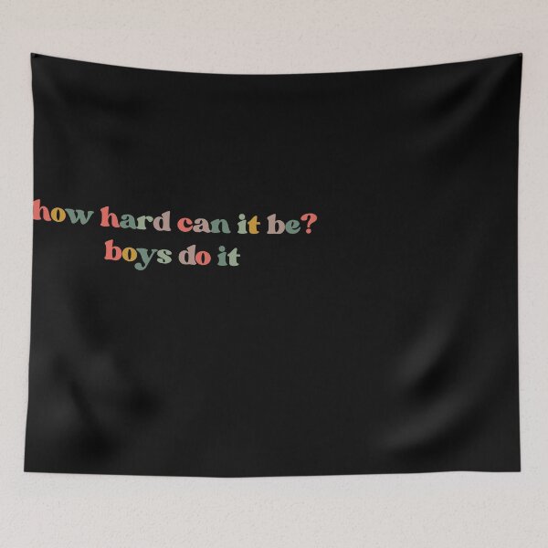 Item preview, How Hard Can It Be? Boys Do It, Funny Feminist Shirt Women Empowerment designed and sold by faridman.