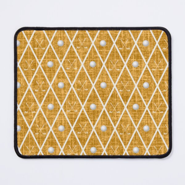 Item preview, Golf Balls & Clubs Argyle on Golden Yellow designed and sold by KSimpson838.