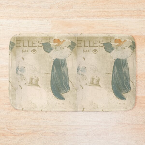 Item preview, Elles Portfolio Cover by Henri de Toulouse-Lautrec | Art Nouveau Poster Print designed and sold by artofuniverse.