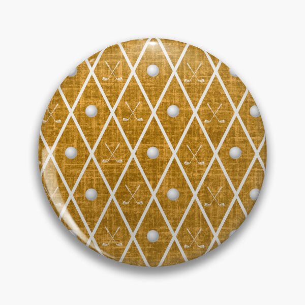 Item preview, Golf Balls & Clubs Argyle on Dark Yellow designed and sold by KSimpson838.