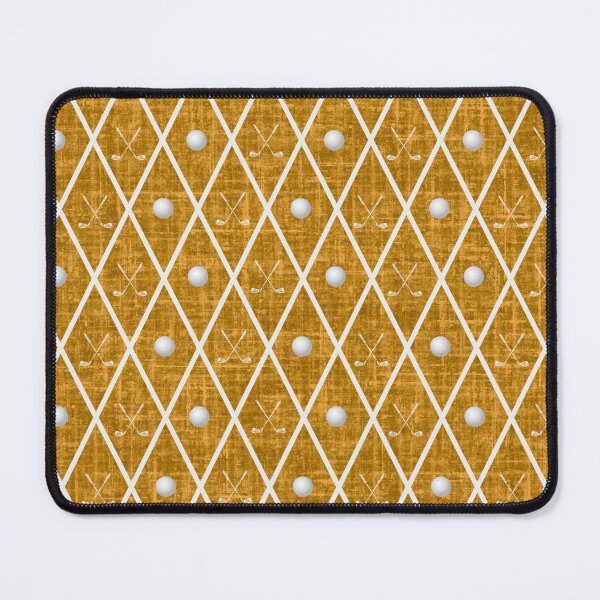 Item preview, Golf Balls & Clubs Argyle on Dark Yellow designed and sold by KSimpson838.