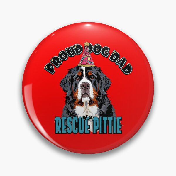 Item preview, Proud Dog Dad Rescue Pittie designed and sold by Zakrytos ★★★★★.