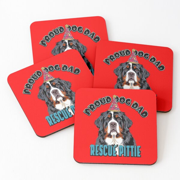 Item preview, Proud Dog Dad Rescue Pittie designed and sold by Zakrytos ★★★★★.