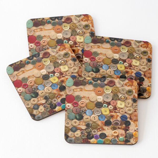Item preview, Dopamine decor - Button Mosaic designed and sold by Angry Bunny Clinic.