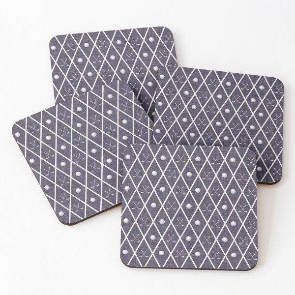 Item preview, Golf Balls & Clubs Argyle on Dark Purple designed and sold by KSimpson838.