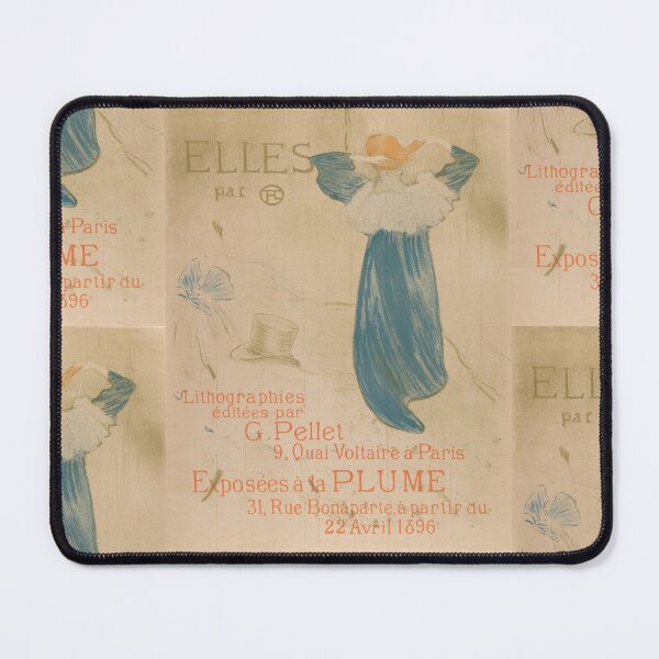 Item preview, Elles Poster for 1896 Exhibition at La Plume by Henri de Toulouse-Lautrec | Art Nouveau Poster Print designed and sold by artofuniverse.
