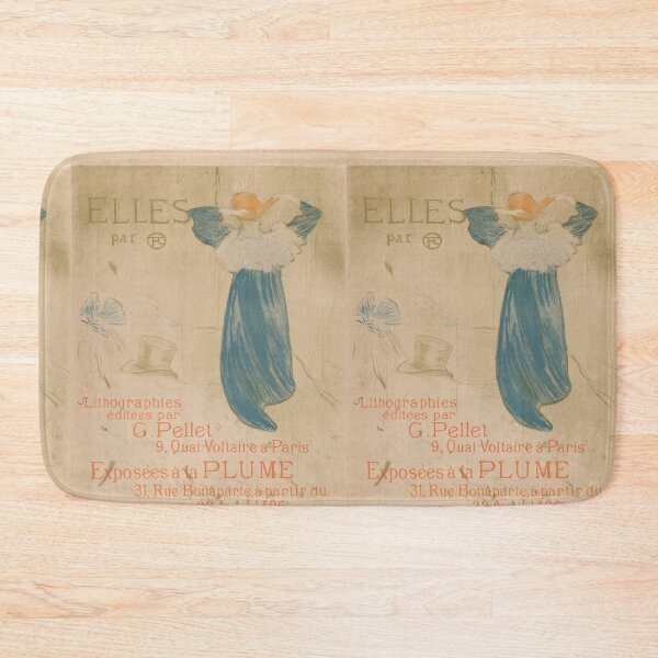 Item preview, Elles Poster for 1896 Exhibition at La Plume by Henri de Toulouse-Lautrec | Art Nouveau Poster Print designed and sold by artofuniverse.