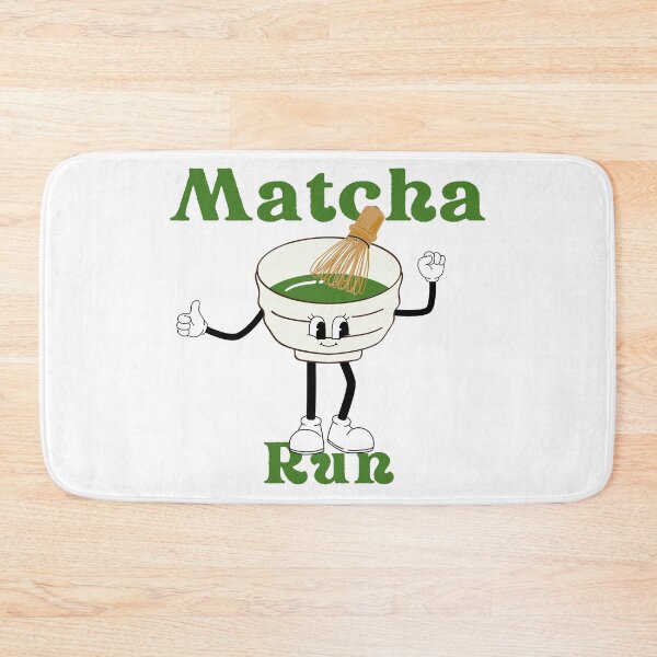 Item preview, Cute Retro Matcha Run Cartoon Character designed and sold by VibeoCanvasShop.