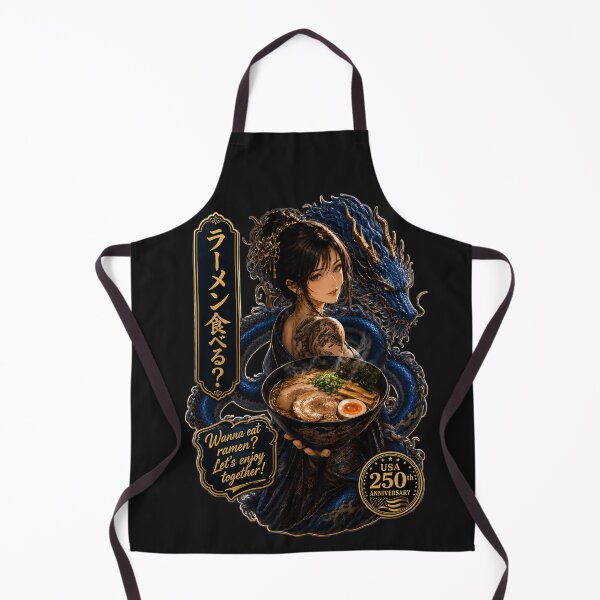 Item preview, Ramen Dragon Girl Japanese Fantasy USA 250th Anniversary designed and sold by Dragon-Samurai.