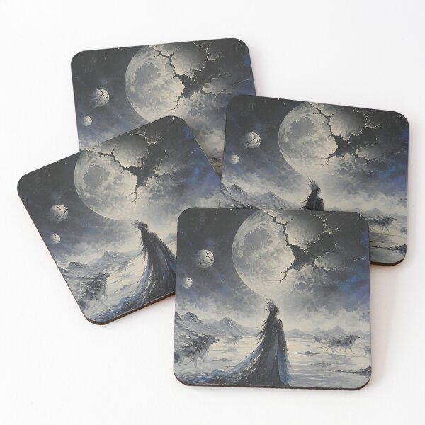 Item preview, Echoes Beneath The Moon – Surreal Mythology Wall Art designed and sold by ArtisElec.