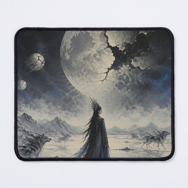 Item preview, Echoes Beneath The Moon – Surreal Mythology Wall Art designed and sold by ArtisElec.