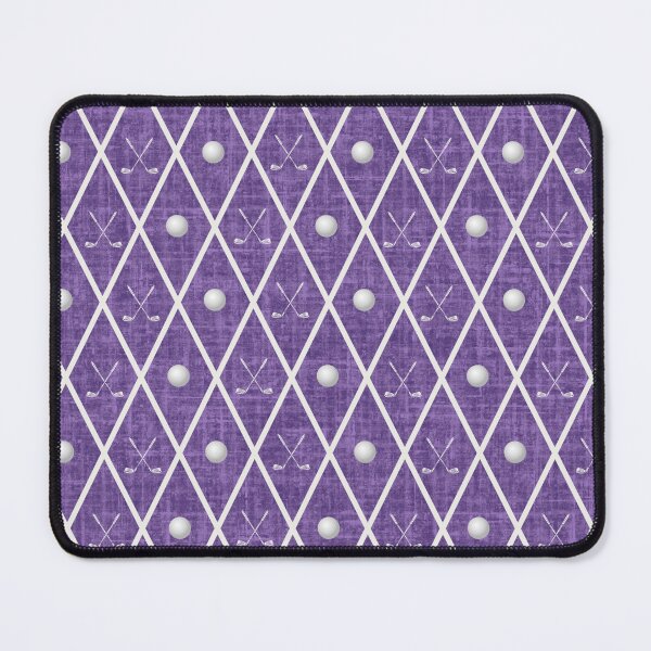 Item preview, Golf Balls & Clubs Argyle on Purple designed and sold by KSimpson838.
