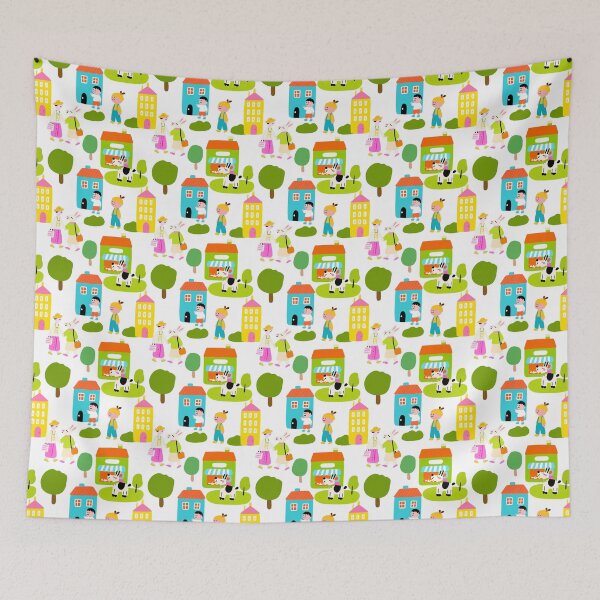 Item preview, Miniature City Adventures Seamless  designed and sold by KJackArtwork.