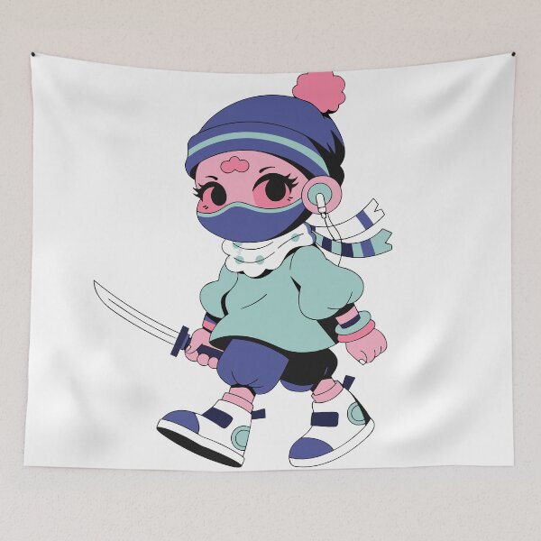 Item preview, Cute Winter Ninja Girl designed and sold by Print culturee.