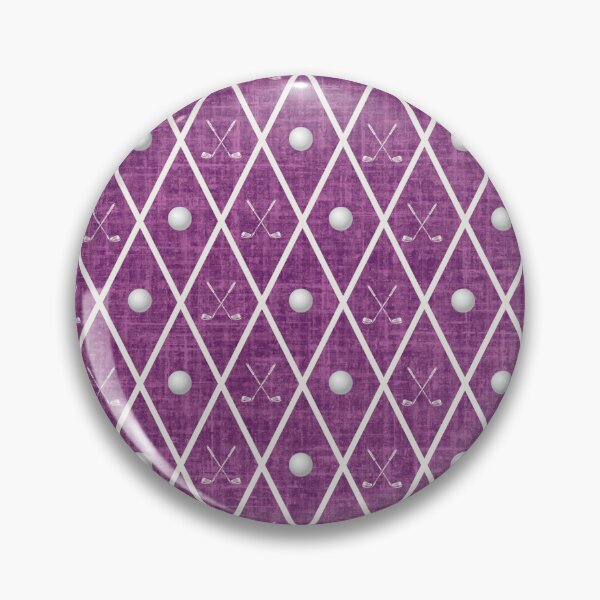 Item preview, Golf Balls & Clubs Argyle on Pink Purple designed and sold by KSimpson838.