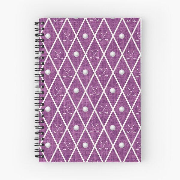 Item preview, Golf Balls & Clubs Argyle on Pink Purple designed and sold by KSimpson838.