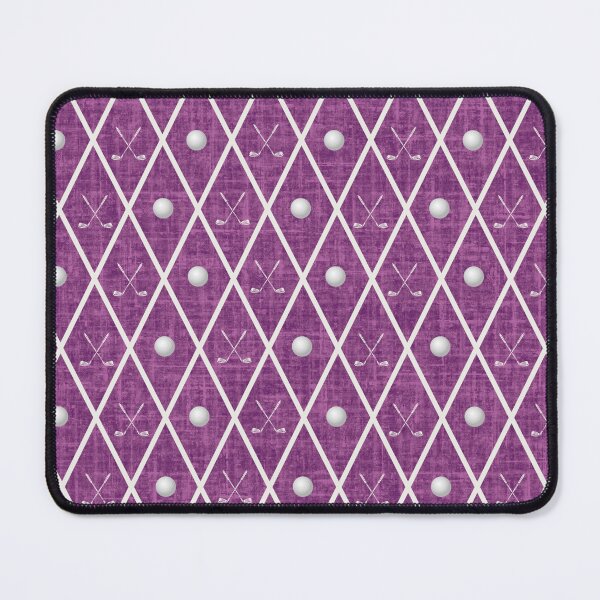 Item preview, Golf Balls & Clubs Argyle on Pink Purple designed and sold by KSimpson838.